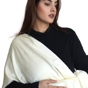 Cream Pashmina Shawl