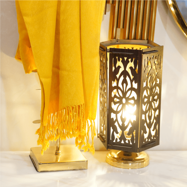 Yellow Pashmina Shawl - Image 3
