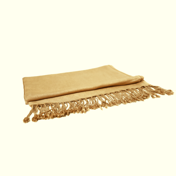 Coffee Pashmina Shawl - Image 2