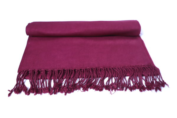 Mulberry Purple Pashmina Shawl - Image 4