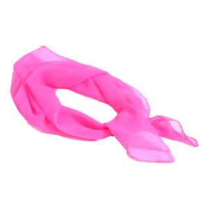 Pink Retro Chiffon Scarf Square