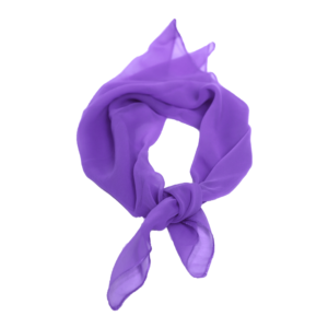 Purple Retro Chiffon Scarf Square