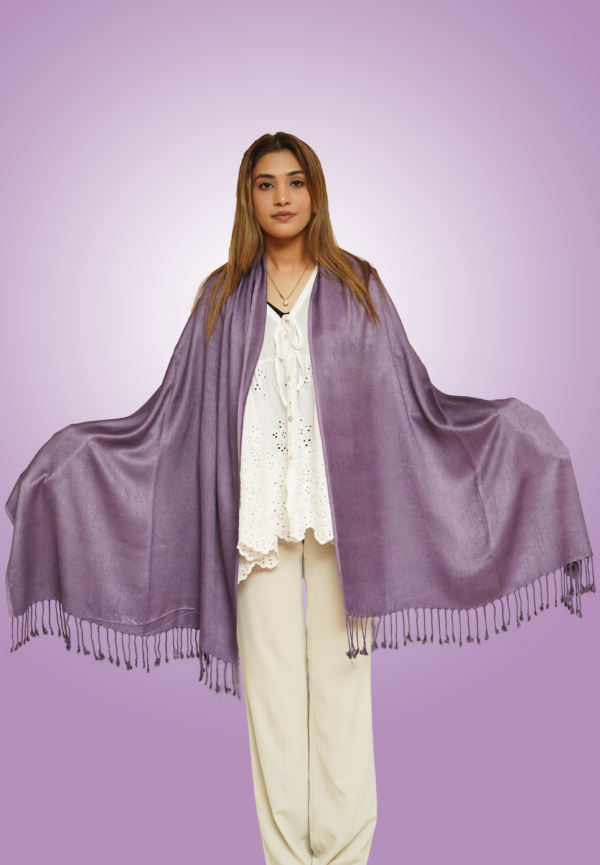 purple pashmina shawls uk