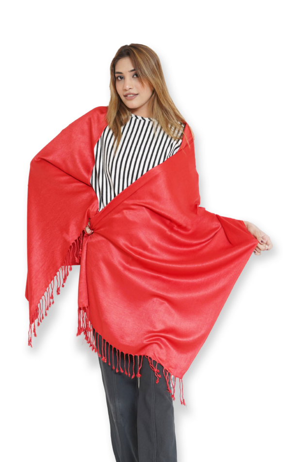 Red Pashmina Shawl 250 gram
