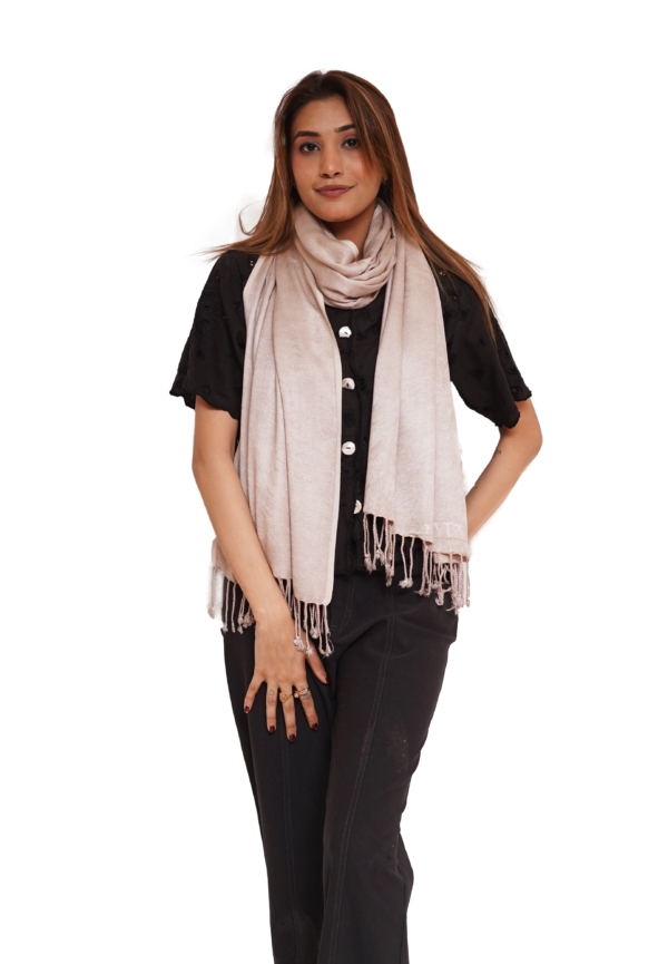 khaki pashmina shawls