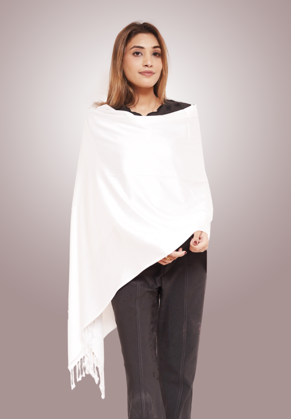 white pashmina shawls uk